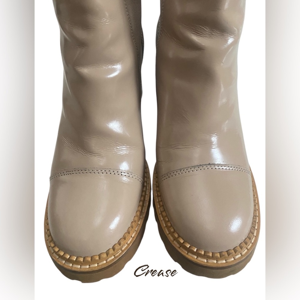 See by Chloe Mallory Chelsea lug sole boots(Dark Beige) - Picture 11 of 12
